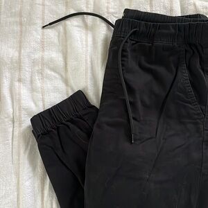 Black joggers